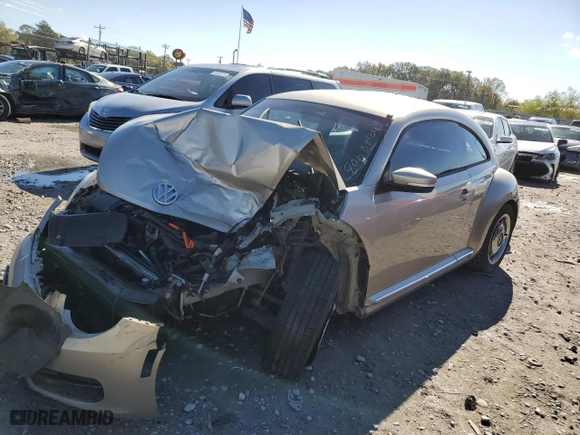 2012 Volkswagen Beetle 2.5L w/Sun/Sound/Nav PZEV with VIN 3VWHP7AT4CM659410, listed as a Copart auction lot 80688104 with 0 mi miles and Salvage Title. Bid and sale history available at carsss.com. Image 1.