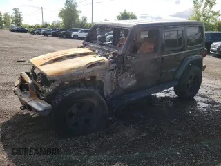 2018 Jeep Wrangler Unlimited Sport with VIN 1C4HJXDG8JW103066, listed as a Copart auction lot 63388393 with Not provided miles and Non repairable. Bid and sale history available at DreamBid. Image 1.