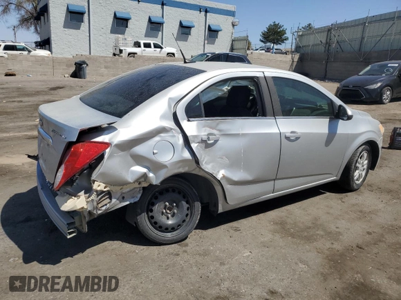 2014 Chevrolet Sonic LT with VIN 1G1JC5SH0E4148279, listed as a Copart auction lot 52308785 with 96,175 mi miles and Salvage Title. Bid and sale history available at DreamBid. Image 3.