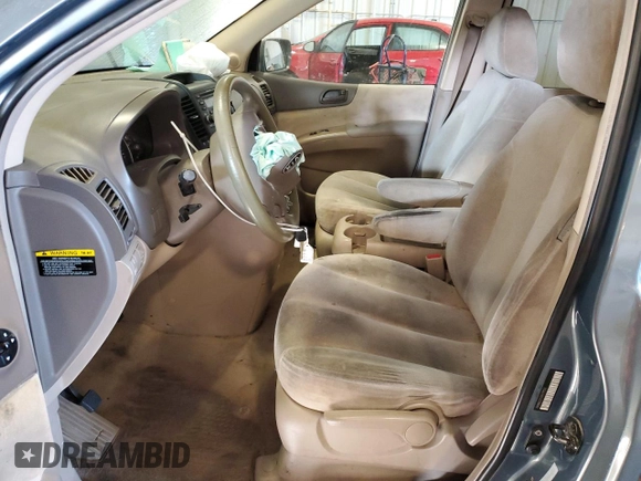 2006 Kia Sedona LX with VIN KNDMB233566078132, listed as a Copart auction lot 75662434 with 223,318 mi miles and Salvage Title. Bid and sale history available at carsss.com. Image 7.