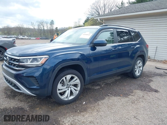2021 Volkswagen Atlas SE z VIN 1V2JR2CA9MC547054, wystawiony jako IAAI lot #42090923 z przebiegiem 40 011 mil mil oraz . Historia ofert i sprzedaży dostępna na DreamBid. Obrazek 2.
