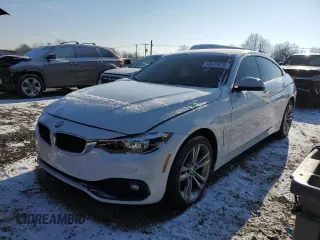 2019 BMW 4 Series 430i xDrive z VIN WBA4J3C55KBL08194, wystawiony jako Copart lot #88643655 z przebiegiem 55 785 mil mil oraz Szkoda całkowita • Salvage title. Historia ofert i sprzedaży dostępna na DreamBid. Obrazek 1.