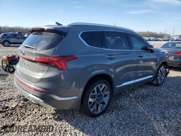 2023 Hyundai Santa Fe Calligraphy with VIN 5NMS54AL6PH657602, listed as a Copart auction lot 43072745 with 17,228 mi miles and Salvage Title. Bid and sale history available at carsss.com. Image 3.