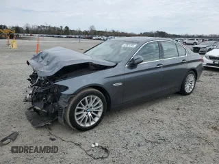 2016 BMW 5 Series 528i with VIN WBA5A5C54GG351998, listed as a Copart auction lot 47921355 with 122,006 mi miles and Salvage Title. Bid and sale history available at carsss.com. Image 1.