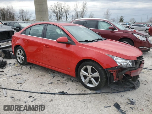 2014 Chevrolet Cruze 2LT with VIN 1G1PE5SB3E7343257, listed as a Copart auction lot 52439565 with 133,074 mi miles and Clean title. Bid and sale history available at DreamBid. Image 4.