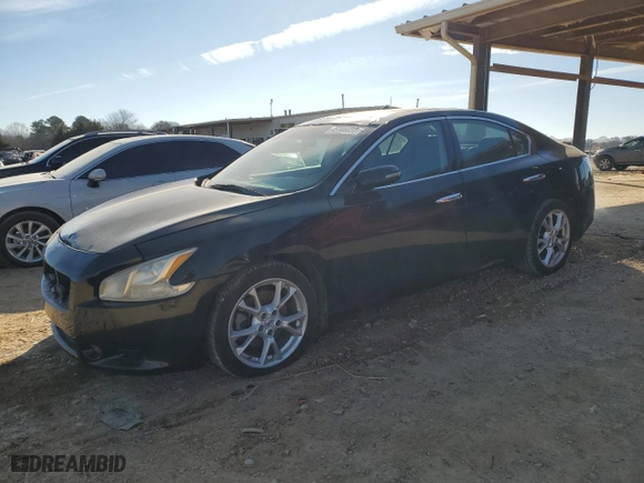 2012 Nissan Maxima 3.5 SV with VIN 1N4AA5AP9CC803666, listed as a Copart auction lot 45300055 with 156,256 mi miles and Salvage Title. Bid and sale history available at carsss.com. Image 1.