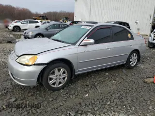 2003 Honda Civic EX with VIN 2HGES25753H588044, listed as a Copart auction lot 49589215 with 231,351 mi miles and Salvage Title. Bid and sale history available at DreamBid. Image 1.