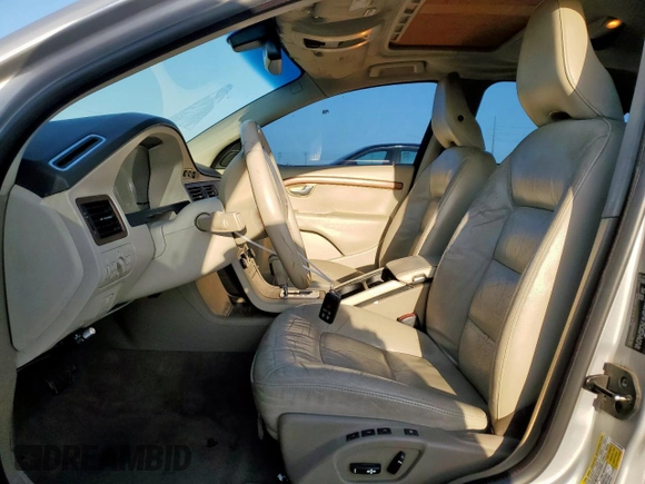 2009 Volvo S80 I6 with VIN YV1AS982791106584, listed as a Copart auction lot 52923625 with 133,546 mi miles and Salvage Title. Bid and sale history available at carsss.com. Image 7.