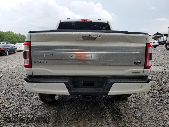 2022 Ford F-150 XL with VIN 1FTFW1E81NFA23191, listed as a Copart auction lot 59531595 with 92,203 mi miles and Salvage title. Bid and sale history available at DreamBid. Image 6.