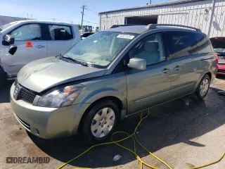 2006 Nissan Quest S Special Edition with VIN 5N1BV28UX6N114172, listed as a Copart auction lot 69837834 with 0 mi miles and Salvage Title. Bid and sale history available at carsss.com. Image 1.