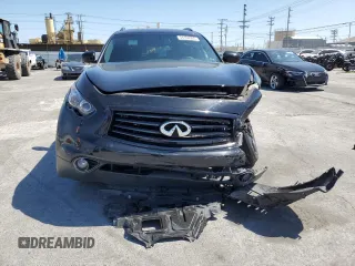 2015 Infiniti QX70 with VIN JN8CS1MU9FM380312, listed as a Copart auction lot 54104005 with 100,678 mi miles and Salvage Title. Bid and sale history available at DreamBid. Image 5.