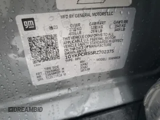 2024 Cadillac XT6 FWD Premium Luxury with VIN 1GYKPCRS5RZ702375, listed as a Copart auction lot 44265085 with 6,244 mi miles and Salvage Title. Bid and sale history available at carsss.com. Image 13.