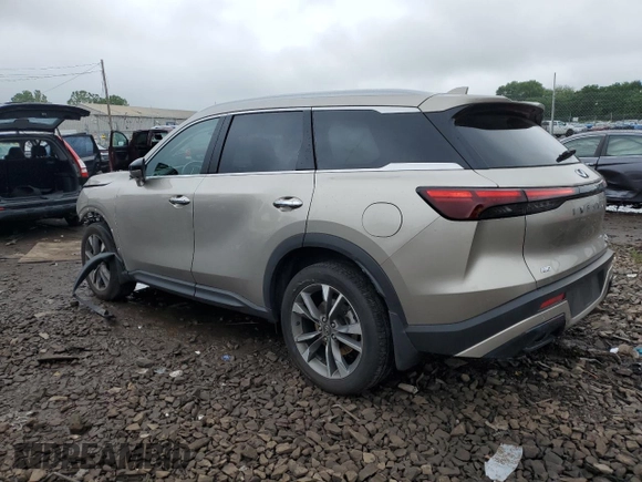 2024 Infiniti QX60 Luxe z VIN 5N1DL1FS0RC357497, wystawiony jako Copart lot #60990535 z przebiegiem 6 351 mil mil oraz Szkoda całkowita • Salvage title. Historia ofert i sprzedaży dostępna na DreamBid. Obrazek 2.