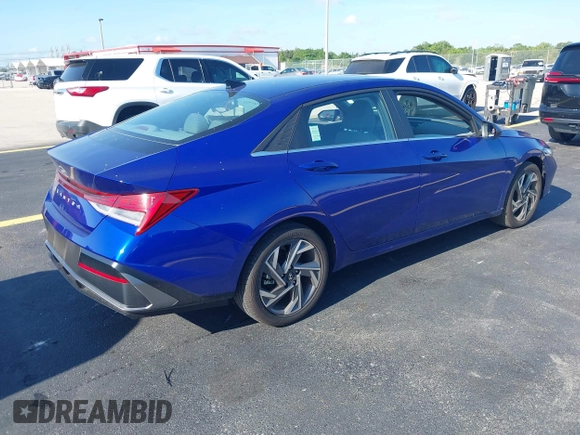 2024 Hyundai Elantra SEL с VIN KMHLS4DG6RU815603, выставлен на аукционе IAAI как лот 42299061 с пробегом 1 193 миль миль и . История ставок и продаж доступна на DreamBid. Изображение 4.