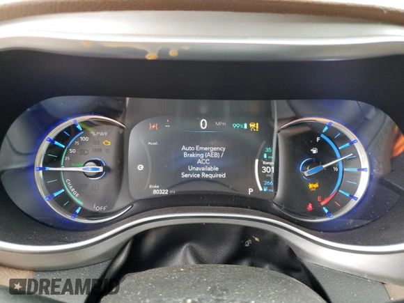 2021 Chrysler Pacifica Hybrid Limited with VIN 2C4RC1S70MR557372, listed as a Copart auction lot 75748774 with 80,322 mi miles and Salvage title. Bid and sale history available at DreamBid. Image 9.