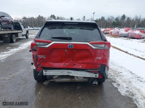 2022 Toyota RAV4 Prime XSE with VIN JTMEB3FVXND082100, listed as a IAAI auction lot 41304310 with NaN miles. Bid and sale history available at carsss.com. Image 16.