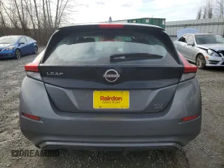 2024 Nissan LEAF SV PLUS with VIN 1N4CZ1CV0RC550736, listed as a Copart auction lot 47863775 with 7,423 mi miles and Salvage Title. Bid and sale history available at carsss.com. Image 6.