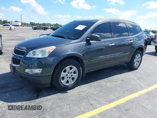 2012 Chevrolet Traverse LS with VIN 1GNKRFED0CJ323452, listed as a IAAI auction lot 39494216 with 188,897 mi miles and . Bid and sale history available at DreamBid. Image 2.