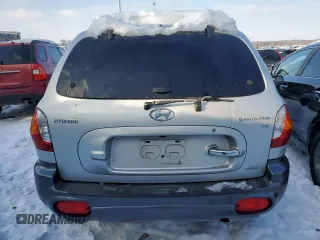 2003 Hyundai Santa Fe GLS with VIN KM8SC73D23U449633, listed as a Copart auction lot 88861775 with 181,299 mi miles and Salvage Title. Bid and sale history available at carsss.com. Image 6.