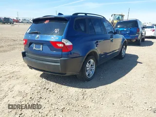 2004 BMW X3 3.0i with VIN WBXPA93494WA61936, listed as a IAAI auction lot 41831384 with 195,077 mi miles. Bid and sale history available at carsss.com. Image 4.