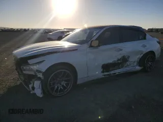2019 Infiniti Q50 3.0t LUXE with VIN JN1EV7AP5KM543869, listed as a Copart auction lot 86853594 with 58,644 mi miles and Salvage Title. Bid and sale history available at carsss.com. Image 1.
