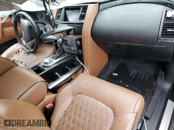 2019 Infiniti QX80 LUXE with VIN JN8AZ2NE5K9234907, listed as a Copart auction lot 50197445 with Not Provided miles and Clean Title. Bid and sale history available at carsss.com. Image 8.