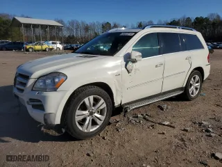 2012 Mercedes-Benz GL-Class GL 350 BlueTEC with VIN 4JGBF2FE5CA771747, listed as a Copart auction lot 85023214 with 106,843 mi miles and Salvage Title. Bid and sale history available at carsss.com. Image 1.