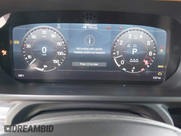 2021 Land Rover Defender with VIN SALEX6RU9M2052319, listed as a IAAI auction lot 42378394 with 30,822 mi miles and . Bid and sale history available at DreamBid. Image 7.
