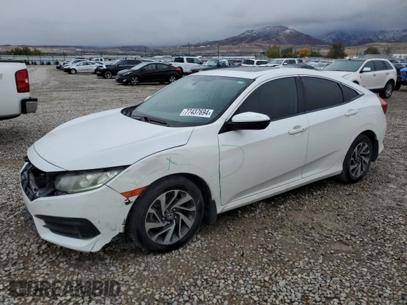 2016 Honda Civic Sedan EX with VIN 2HGFC2F79GH561869, listed as a Copart auction lot 77437694 with 84,298 mi miles and Salvage Title. Bid and sale history available at carsss.com. Image 1.