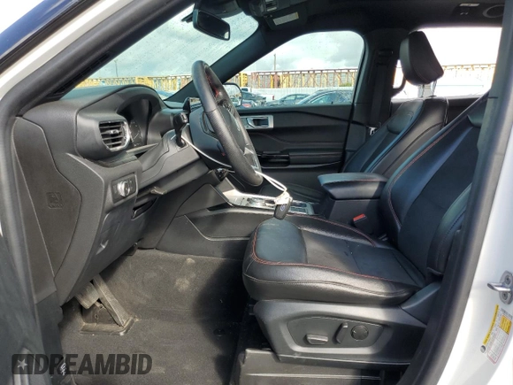 2022 Ford Explorer ST-Line with VIN 1FMSK7KH5NGB08459, listed as a Copart auction lot 44823395 with 48,305 mi miles and Salvage Title. Bid and sale history available at carsss.com. Image 7.