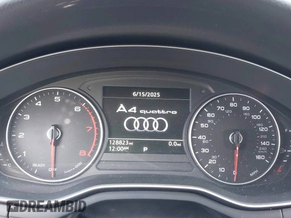 2017 Audi A4 Premium Plus with VIN WAUENAF4XHN038242, listed as a IAAI auction lot 42630736 with 128,823 mi miles and . Bid and sale history available at DreamBid. Image 7.