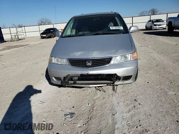2003 Honda Odyssey EX-L with VIN 5FNRL18943B157513, listed as a Copart auction lot 47135305 with 199,079 mi miles and Salvage Title. Bid and sale history available at DreamBid. Image 12.