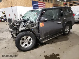 2012 Toyota 4Runner SR5 with VIN JTEBU5JR3C5099357, listed as a Copart auction lot 43453555 with 0 mi miles and Salvage Title. Bid and sale history available at carsss.com. Image 1.