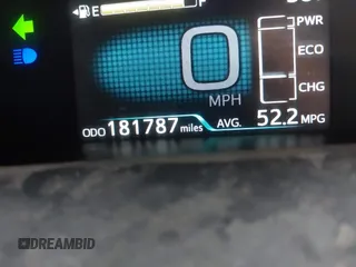 2018 Toyota Prius Two with VIN JTDKBRFU8J3059458, listed as a IAAI auction lot 41955459 with 181,787 mi miles and . Bid and sale history available at carsss.com. Image 15.