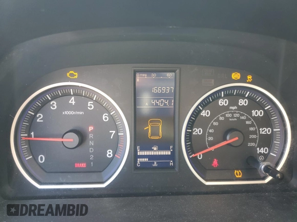 2011 Honda CR-V SE with VIN 5J6RE4H43BL059692, listed as a Copart auction lot 46409705 with 166,937 mi miles and Salvage Title. Bid and sale history available at carsss.com. Image 9.