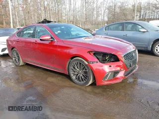 2020 Genesis G80 3.8L with VIN KMTFN4JE3LU330534, listed as a IAAI auction lot 41554823 with 8,139 mi miles. Bid and sale history available at carsss.com. Image 1.