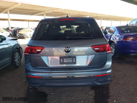 2022 Volkswagen Tiguan S with VIN 3VV1B7AX8NM146414, listed as a IAAI auction lot 41773162 with 115,193 mi miles. Bid and sale history available at carsss.com. Image 16.