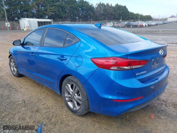2018 Hyundai Elantra SEL with VIN 5NPD84LF8JH313285, listed as a IAAI auction lot 41817646 with 85,322 mi miles. Bid and sale history available at carsss.com. Image 3.