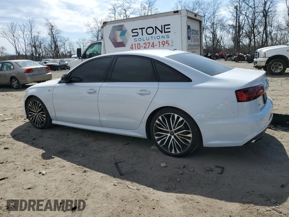 2018 Audi A6 Sport with VIN WAUF3AFCXJN064105, listed as a Copart auction lot 49224245 with 76,656 mi miles and Salvage Title. Bid and sale history available at carsss.com. Image 2.