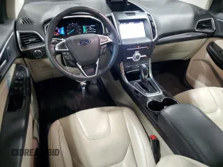 2017 Ford Edge Titanium with VIN 2FMPK4K84HBB56745, listed as a Copart auction lot 53343225 with 76,246 mi miles and Salvage Title. Bid and sale history available at carsss.com. Image 8.