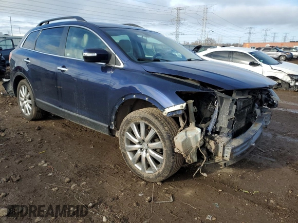 2008 Mazda CX-9 Grand Touring with VIN JM3TB38A380123204, listed as a Copart auction lot 86558454 with 268,438 mi miles and Salvage Title. Bid and sale history available at carsss.com. Image 4.