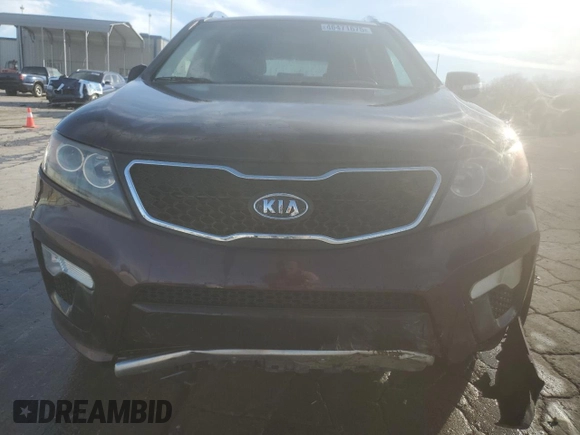 2012 Kia Sorento SX with VIN 5XYKW4A26CG229179, listed as a Copart auction lot 46471675 with 191,901 mi miles and Salvage Title. Bid and sale history available at carsss.com. Image 5.