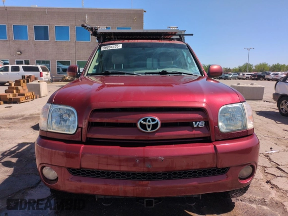 2005 Toyota Tundra Limited с VIN 5TBDT48155S501461, выставлен на аукционе Copart как лот 56884405 с пробегом 190 266 миль миль и Списание • Salvage title. История ставок и продаж доступна на DreamBid. Изображение 5.