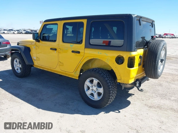 2021 Jeep Wrangler Unlimited Willys with VIN 1C4HJXDN8MW511747, listed as a IAAI auction lot 41730164 with 42,300 mi miles and . Bid and sale history available at DreamBid. Image 3.