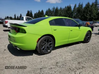 2023 Dodge Charger SXT z VIN 2C3CDXBGXPH592389, wystawiony jako Copart lot #54956945 z przebiegiem 17 876 mil mil oraz Szkoda całkowita • Salvage title. Historia ofert i sprzedaży dostępna na DreamBid. Obrazek 3.
