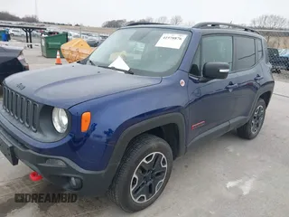2016 Jeep Renegade Trailhawk with VIN ZACCJBCTXGPD30986, listed as a IAAI auction lot 41970876 with 55,814 mi miles and . Bid and sale history available at carsss.com. Image 17.