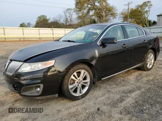 2009 Lincoln MKS with VIN 1LNHM93RX9G603866, listed as a Copart auction lot 52599825 with 121,055 mi miles and Salvage Title. Bid and sale history available at DreamBid. Image 1.
