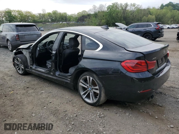 2018 BMW 4 Series 430i xDrive with VIN WBA4J3C59JBG95866, listed as a Copart auction lot 55706335 with 54,253 mi miles and Clean Title. Bid and sale history available at carsss.com. Image 2.