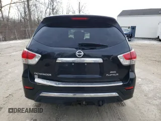 2014 Nissan Pathfinder S with VIN 5N1AR2MM4EC654679, listed as a Copart auction lot 45000635 with 134,569 mi miles and Salvage title. Bid and sale history available at DreamBid. Image 6.