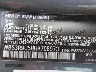 2017 BMW M4 with VIN WBS3R9C58HK708973, listed as a Copart auction lot 74006423 with 79,844 mi miles. Bid and sale history available at carsss.com. Image 12.